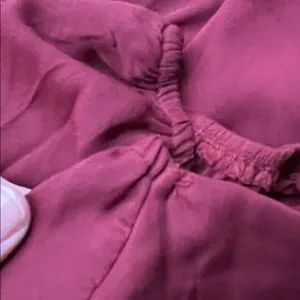 Abercrombie & Fitch Burgundy Long Sleeve MIDI Dress thumbnail 3