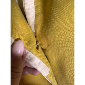 Banana Republic Mustard Yellow Tipped Academy Blazer Crest Button Size 2 thumbnail 4