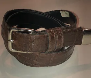 Brown Faux Leather Embossed Belt thumbnail 1