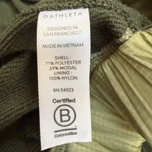 Athleta Ascend Warm-Up Green Active Yoga Running Hoodie Jacket XS thumbnail 6
