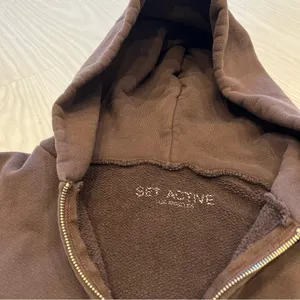 Set Active espresso zip up hoodie thumbnail 5