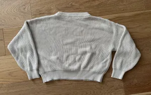 Brandy‎ Melville Cream Oversized Knit Sweater - Brianna Style (MH321) thumbnail 1