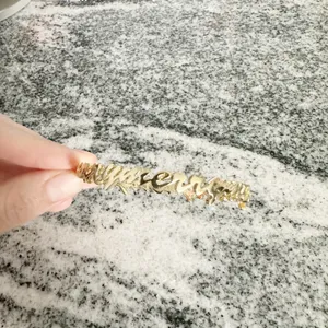 Gold Merry Bangle Bracelet thumbnail 1
