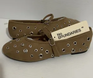 No Boundaries Women's Brown Mary Jane Flats Size 8 thumbnail 1