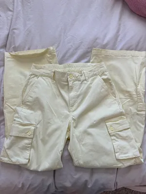 Wild Fable Butter Yellow Straight Cargo Pants thumbnail 3