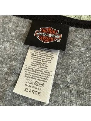 Harley Davidson Tee Shirt Womens XL Extra Large Gray Big Barn Des Moines Biker thumbnail 5