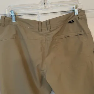 Patagonia Rock Craft Women's Pants Sz 10 Tan Roll Up‎ Climbing Trekking 40+UPF thumbnail 6