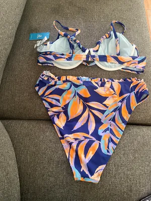 Cupshe Women's Underwire Drawstring High Waist Bikini Set Swimsuit thumbnail 7