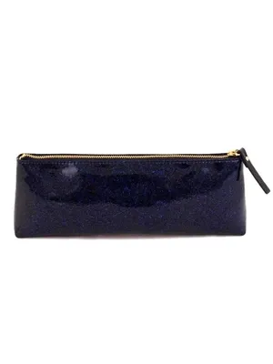 Kate Spade Glitter Bug Mattie Cosmetic Bag Navy Blue Sparkle NWT thumbnail 13