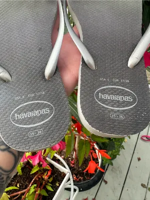 Havaianas Swarovski Crystal Slim Prism Sandals $42 MSRP thumbnail 3