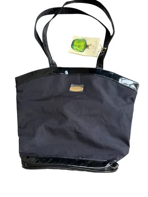 CHRISTIAN DIOR Vintage Tendre Poison Black Tote Bag NEW NWT thumbnail 8