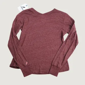 League 91 Arizona State Sun Devils Women S Heather Maroon Long Sleeve Tee NWT thumbnail 3