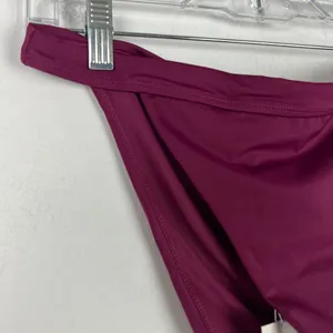 NWT Andie Swim The Caicos Bottom Bikini Bottom Flat Plum Size Medium M NEW thumbnail 2