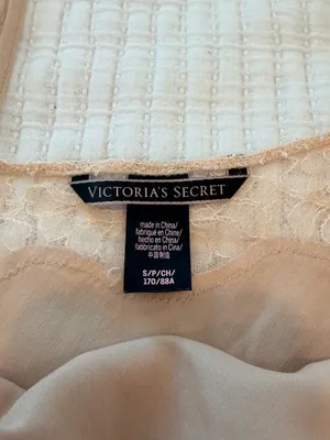 Victoria's Secret Y2K Vintage Silk Lace-Trim Slip Dress Blush Tan Women’s Small thumbnail 6