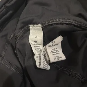 lululemon athletica Black Pants Size 4 thumbnail 3
