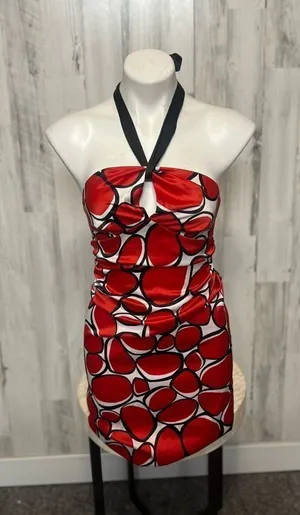 Donna Ricco Black and red dress size 2P thumbnail 1