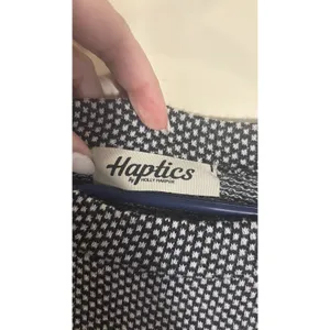 Haptics By Holly Harper Women's 2X Black/White Raglan Sleeve‎ Blouse Top Shirt thumbnail 2
