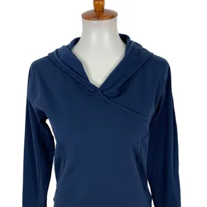 Levelwear Sweater Medium Blue Hooded Pullover Cozy‎ Athleisure Sport Streetwear thumbnail 2