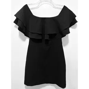 Endless Rose Ruffle Off-The-Shoulder Mini‎ Dress - Black Medium NWT thumbnail 7