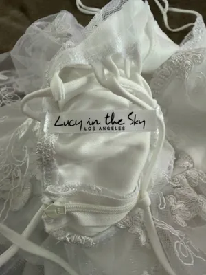 White Lace Lucy in the Sky Romper thumbnail 3