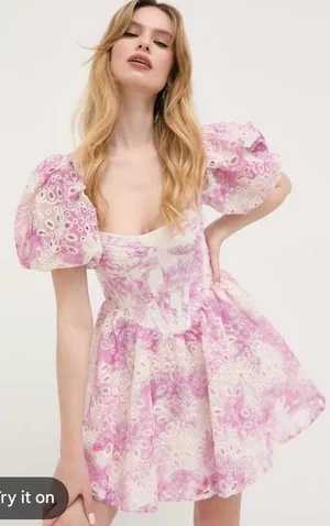 Bardot Kiah eyelet corset mini dress thumbnail 1