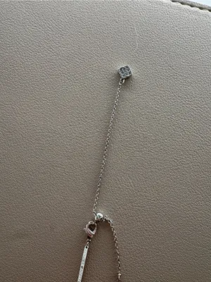 Kendra Scott Silver Initial K Pendant Necklace thumbnail 3