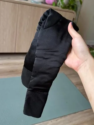 NUOJIA Black 100% mulberry silk sleep mask, similar to the $80 Drowsy sleep mask thumbnail 4