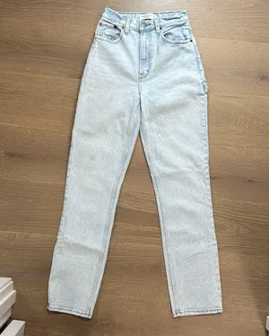Abercrombie ‘The 90s Straight Ultra High Rise’ Curve Love Jeans size 25L thumbnail 3