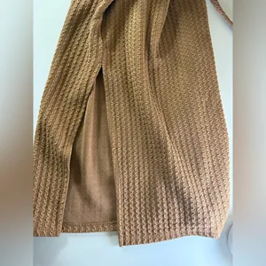 Windsor Brown Backless Sun Dress‎ Size L thumbnail 6