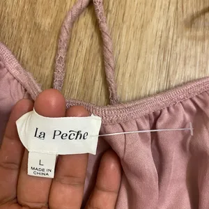 Elegant Dusty Pink Long Sleeve Crop Top thumbnail 4