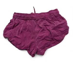 Anthropologie purple drawstring shorts thumbnail 3