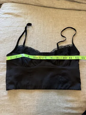 Princess Polly Black Lacy Bra Top thumbnail 7
