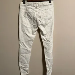 Mother Denim The Looker Skinny Jeans in Mirror Mirror White- Size 26 thumbnail 7