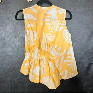 Genny Orange Tropic Orange Rouched Top Size 4‎ thumbnail 10