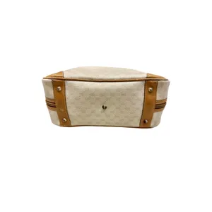 GUCCI Cream GG Monogram Micro Supreme Top Handle Vtg Bag|COA thumbnail 8