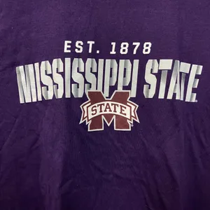 Mississippi state purple Tshirt size medium thumbnail 2