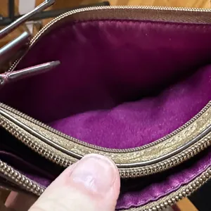 Coach Payton Signature C Go-Go Wristlet. Strap has some cracking. Original Tag thumbnail 7