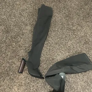 Cape Robbin “Connie” Knee High Boots‎ Army Green Nylon thumbnail 2