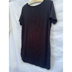 Simlu Black Woman’s Shirt With Open Back Size XL thumbnail 2