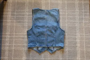 Aritzia Denim Forum Mia 90s Denim Vest thumbnail 3