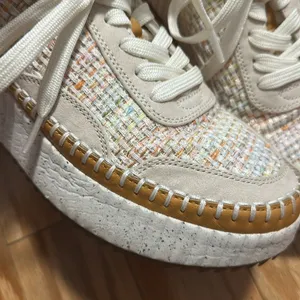 Colorful tweed sneaker Tan Size 8 thumbnail 3