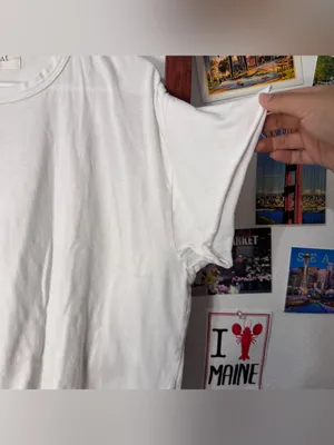 The Great The Crop Tee Top White Size M thumbnail 4