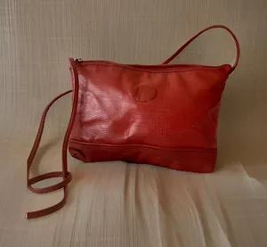 Stan Red Leather Purse thumbnail 1