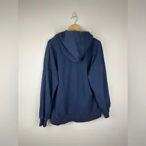 Nap Loungewear Full Zip Oversized Hoodie Sweatshirt Navy Blue‎ Women’s Sz XXS thumbnail 6
