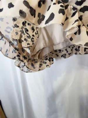 Harper Heritage Chic High Waist Leopard Print Shorts Size Medium thumbnail 7