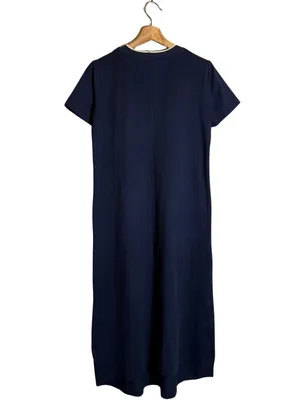 Tuckernuck Colbie Maxi Dress Women's XS Navy Blue Preppy Minimalist Casual Chic thumbnail 6