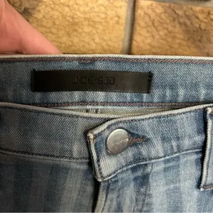 Joe's Jeans Striped High Rise Wide Leg Crop Jeans Blake Two Tone Size 29 thumbnail 3