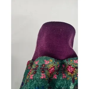 Natural Life Pajamas One Piece‎ Fleece Union Suit Womens Sz Large XL Purple Boho thumbnail 7