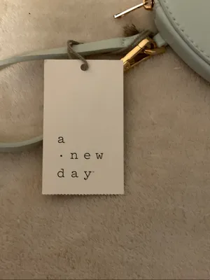a new day Light Blue Heart Wristlet with Pink "TEXT ME" Detail thumbnail 3