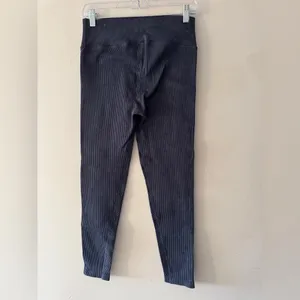 OFFLINE By Aerie Seamless Washed Rib High‎ Waisted Legging Blue 7/8 Length thumbnail 3